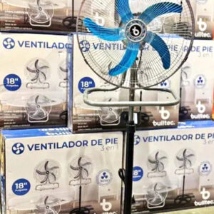 Ventilador de pie TOKYO 3 en 1 de 18 pulgadas 3 velocidaes,  paletas metálicas