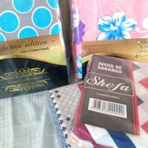 Sábans SHEFA de 2 plazas y media. Suave de CALIDAD. Estampada. Económicas.