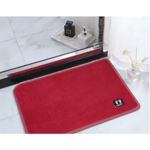 Alfombra de poliester gruesa 60 cm *40 cm de baño antideslizante absorvente