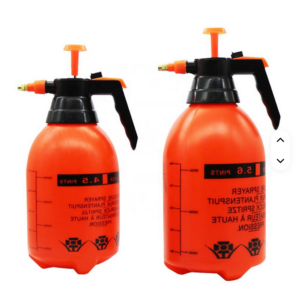 Bomba manual rociadora de agua a presión de 2 Litros manual para jardín y el hogar