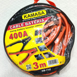 Cable de bateria profesional de 400 amp con pizas de 3 metros para autos