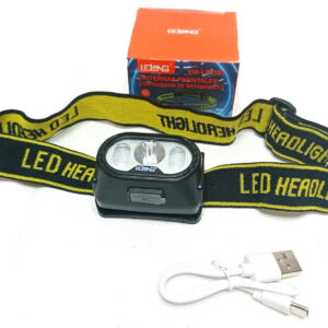 Linterna LELONG  minera con luz regulable hacia abajo