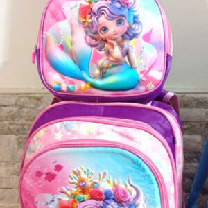 Mochila tres cuerpos con carrito. MOchila , lanchera y cartuchera. Excelnte calidad
